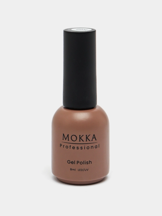 Rangli jel lak MOKKA, UV/LED chiroqda quriting, 8 ml