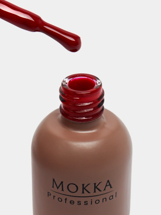Rangli jel lak MOKKA, UV/LED chiroqda quriting, 8 ml