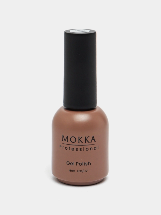 Rangli jel lak MOKKA, UV/LED chiroqda quriting, 8 ml