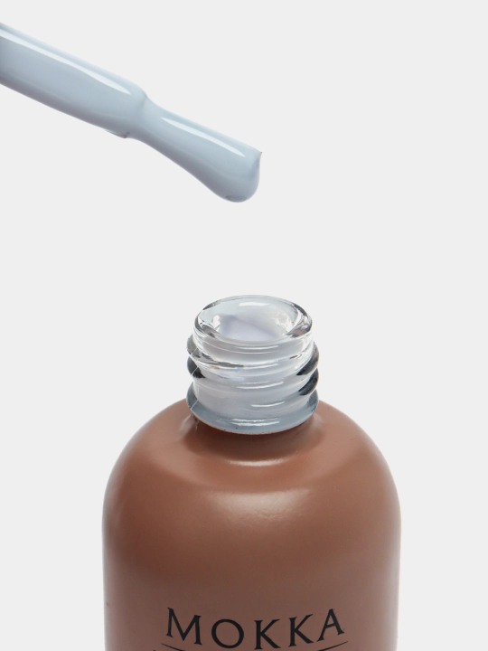 Rangli jel lak MOKKA, UV/LED chiroqda quriting, 8 ml