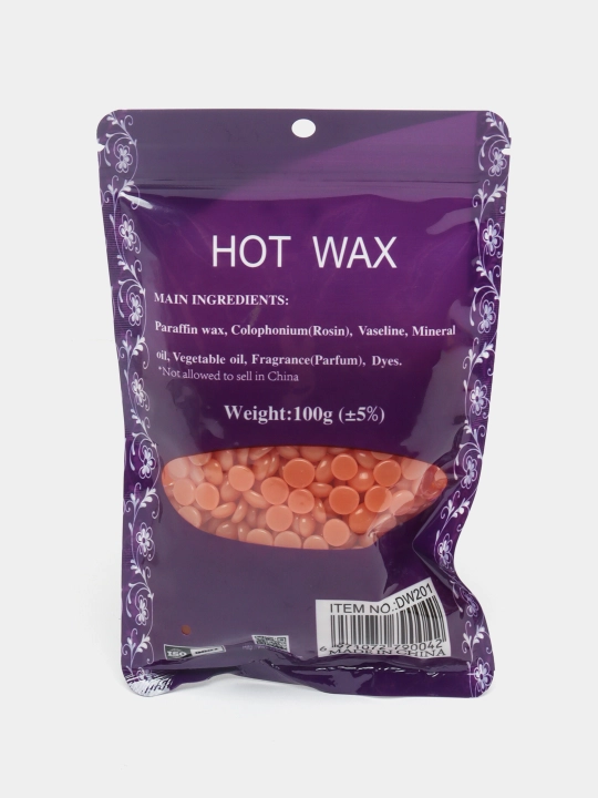 Воск для депиляции Hot Wax, профессиональный, в гранулах, пленочный, 100 г
