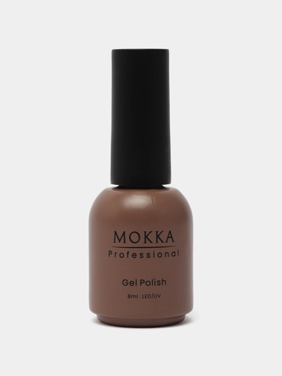 Rangli jel lak MOKKA, UV/LED chiroqda quriting, 8 ml