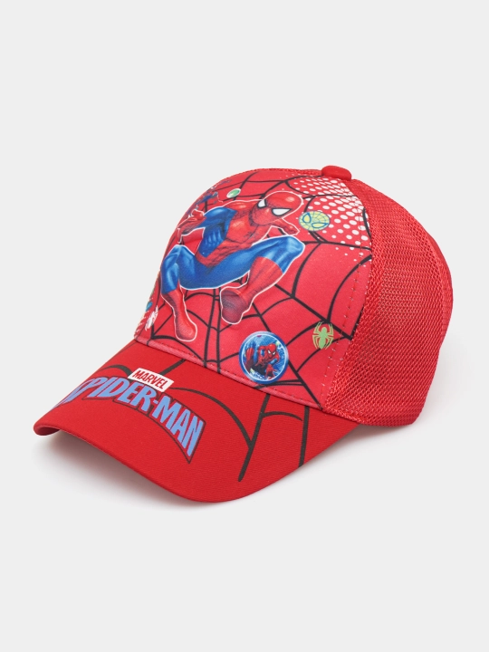 Детская кепка Spider-Man летняя с сеткой - 
