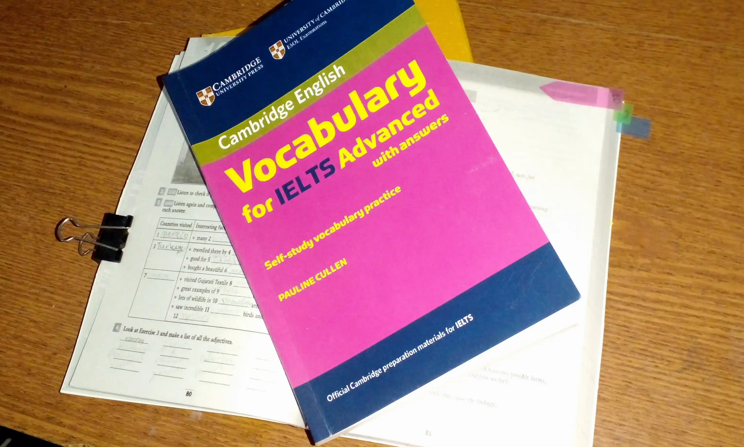 Vocabulary for Ielts Advanced, Self-Study vocabulary practice, Grammar for ielts