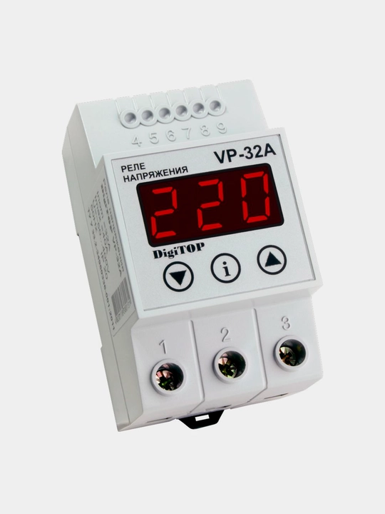 DigiTOP VP-16A kuchlanish relesi (VP-32A, VP-63A)
