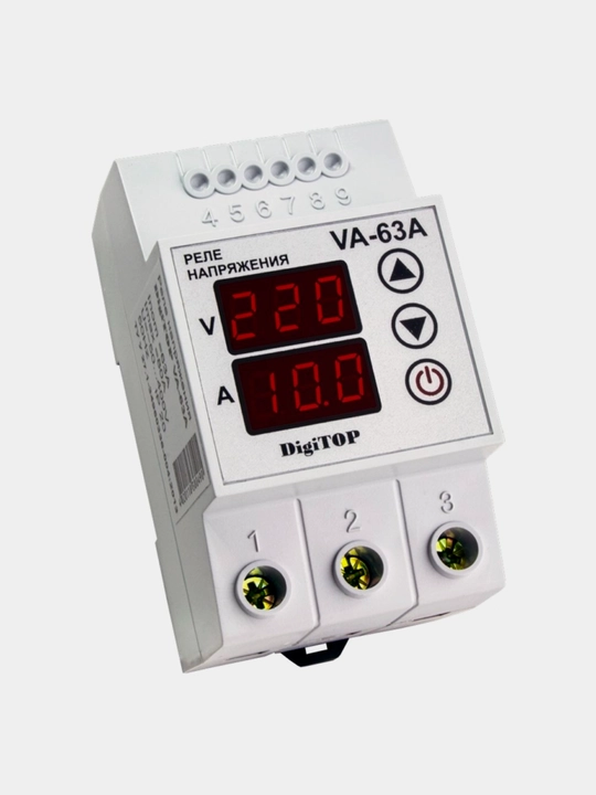 DigiTOP VA-32A tok nazoratiga ega kuchlanish relesi, 63A