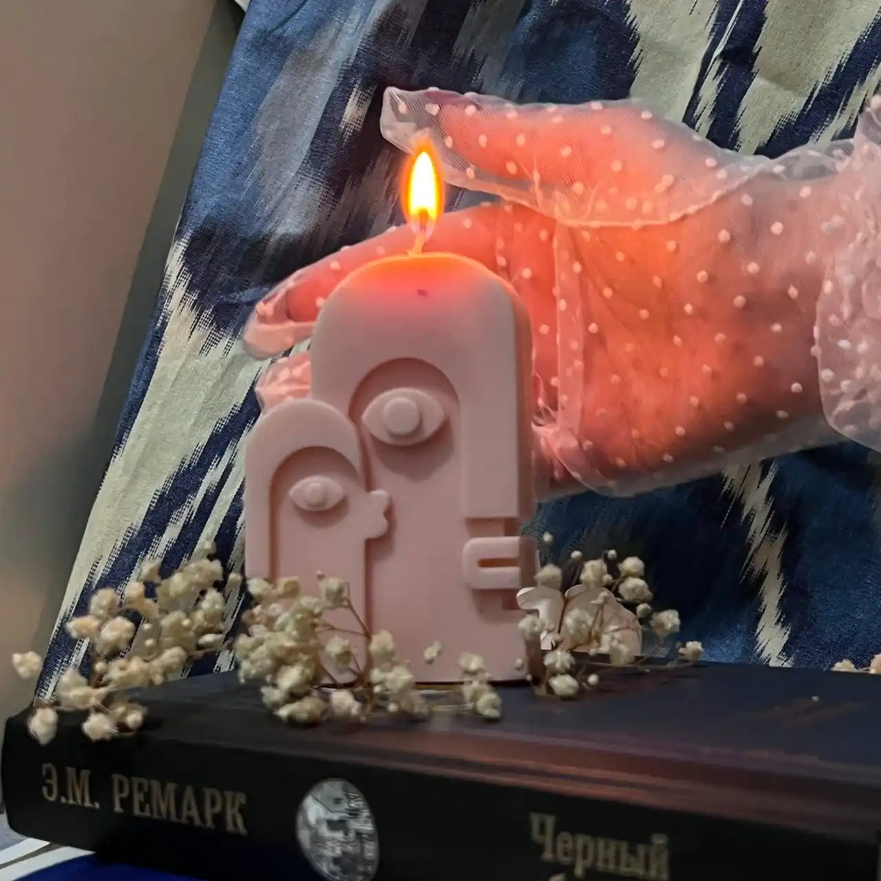 Женские перчатки, прозрачные в горошек