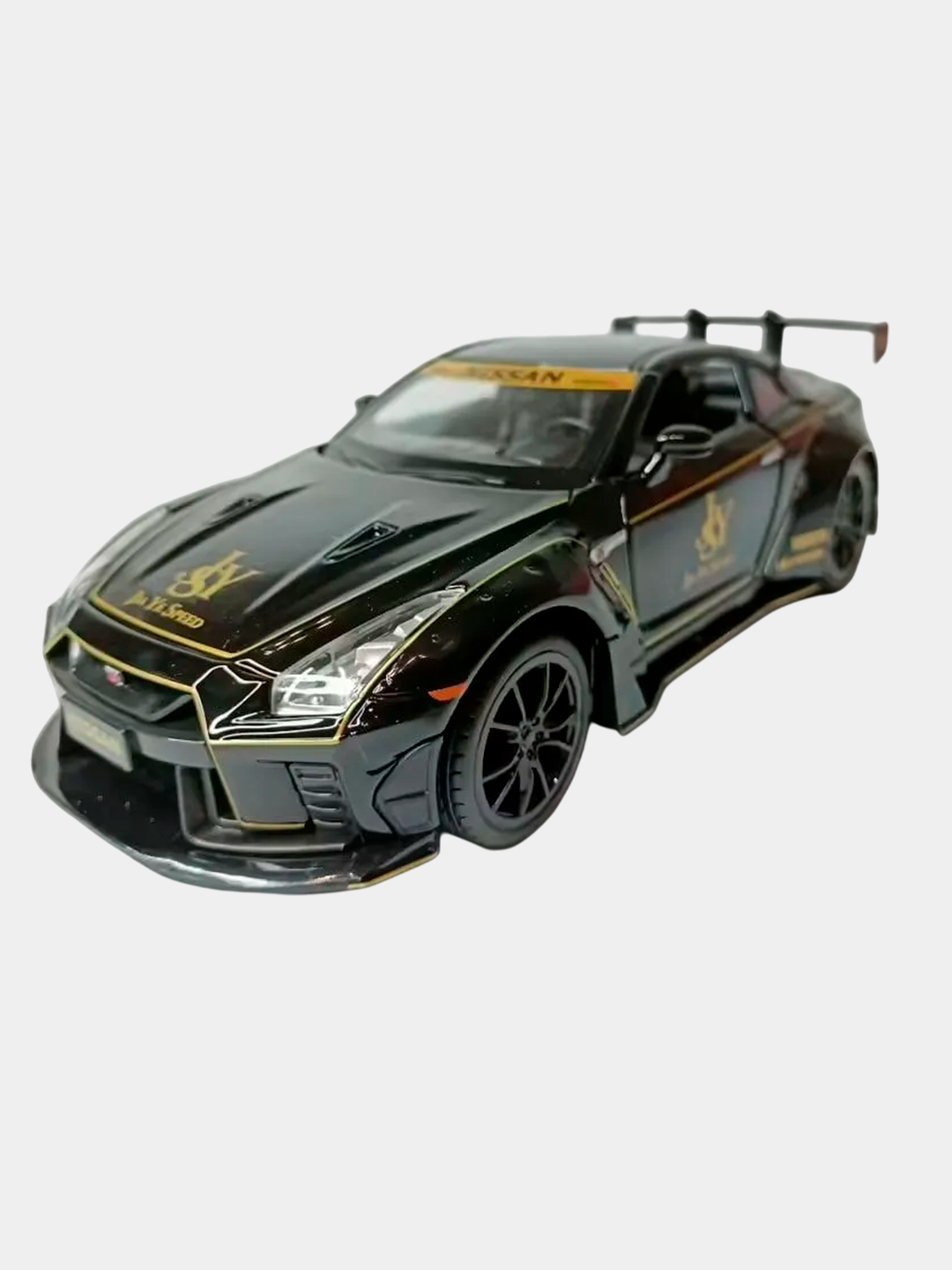 Металлическая машинка 1:24 Nissan GTR , инерционная, свет, звук, 20 см  купить по низким ценам в интернет-магазине Uzum (999324)