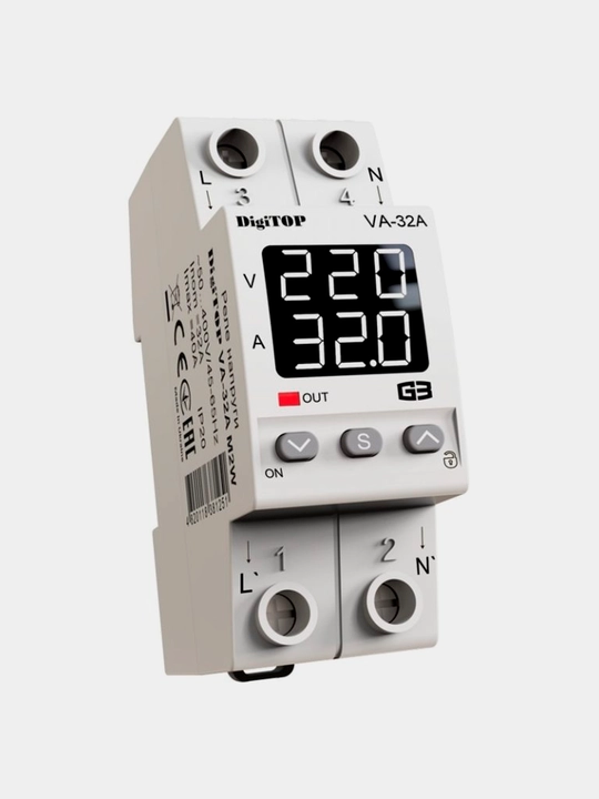 Kuchlanish relesi DigiTOP VA-32A M2W, 63A