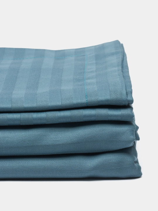 Choyshablar to'plami strip satin, 2-kishilik,Ali Home evro postel,strip atlas