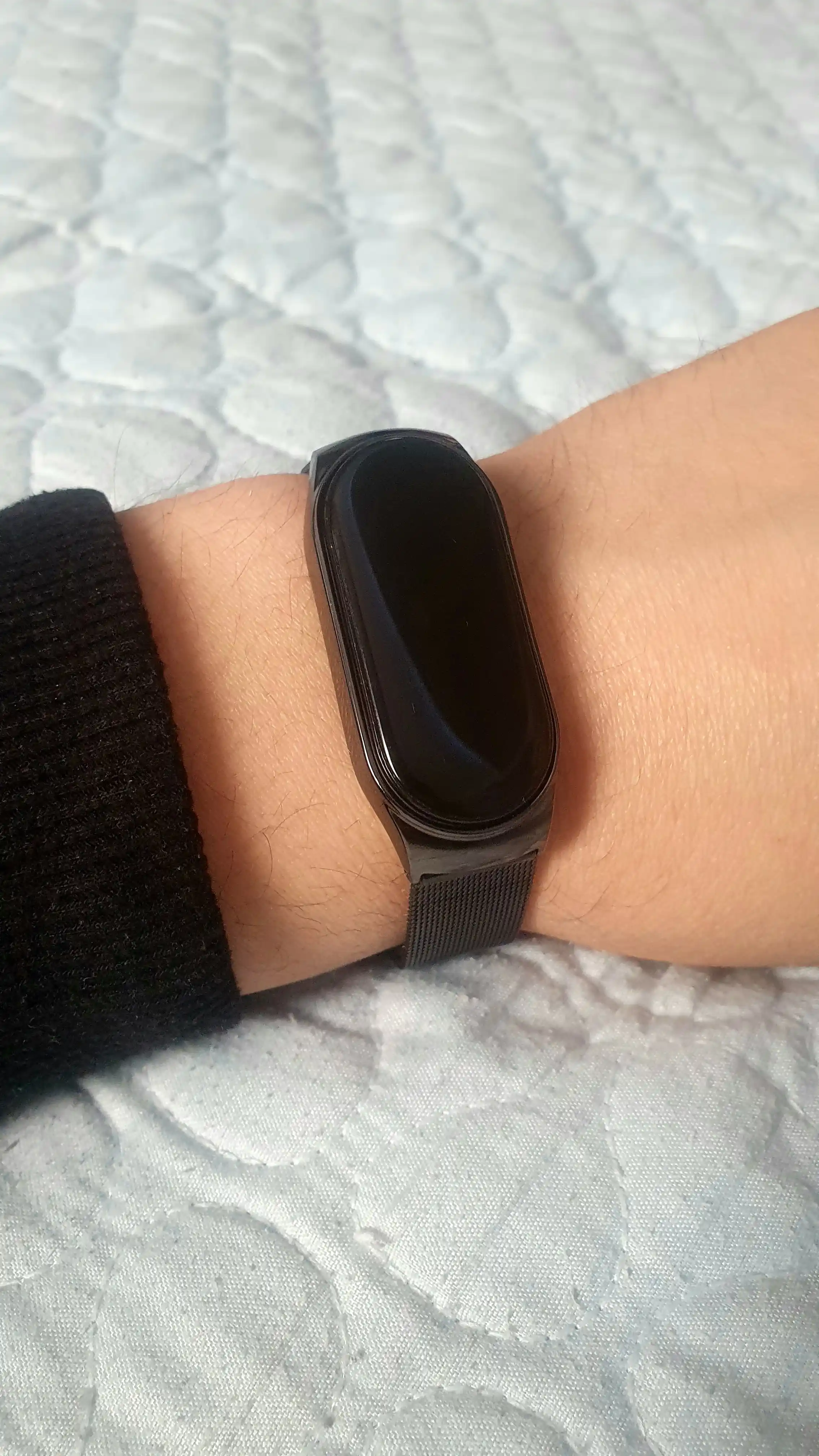 Ремешок для Xiaomi Mi Band 3/4/5/6/7/8, металлический, миланская петля