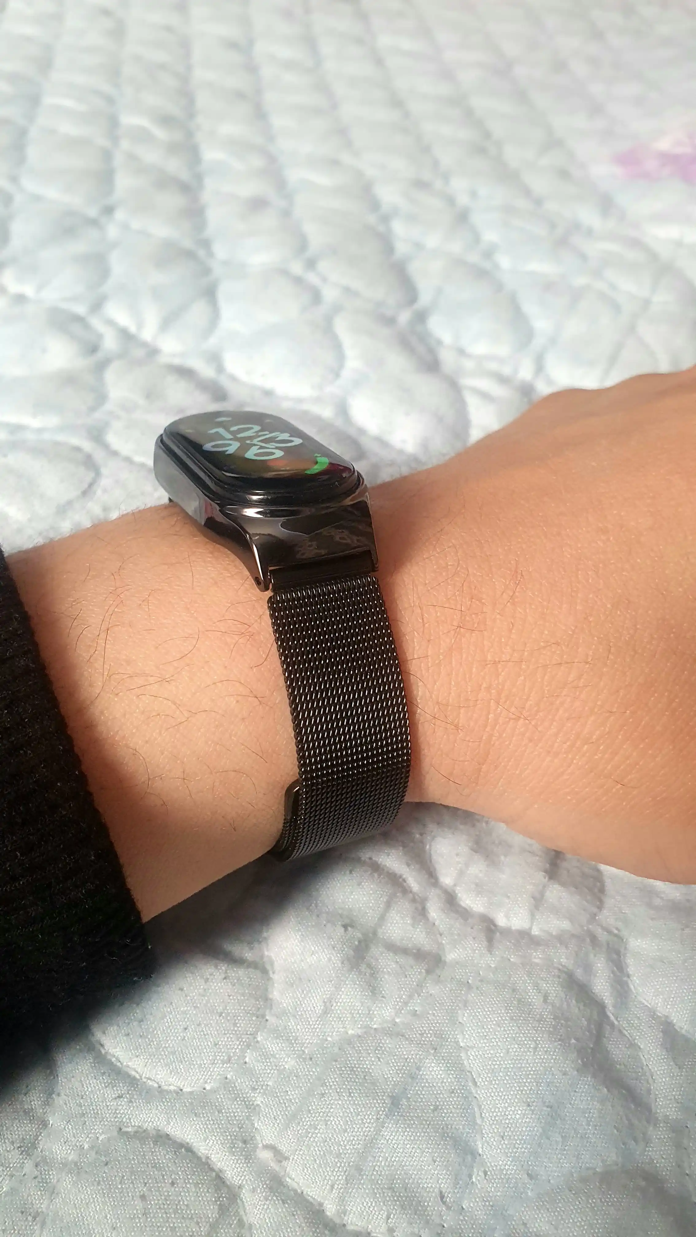Ремешок для Xiaomi Mi Band 3/4/5/6/7/8, металлический, миланская петля