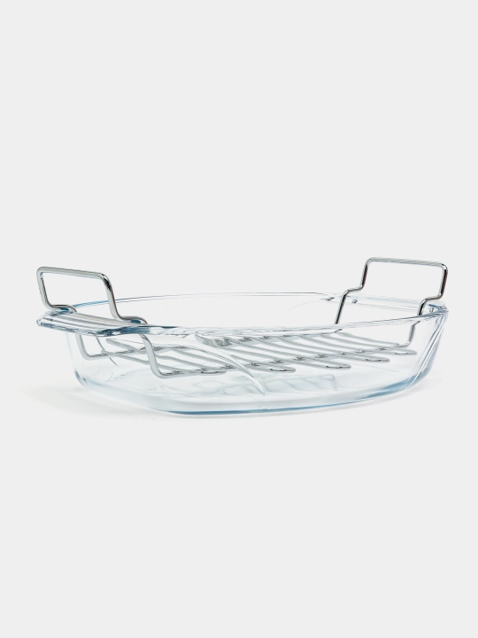 Жаропрочная форма для запекания с решеткой PYREX, 4 л, 39 * 27 см