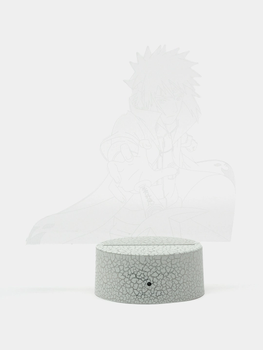 Аниме Наруто, 3D светильник ночник с пультом Naruto, LED RGB подсветкой и USB, подарок