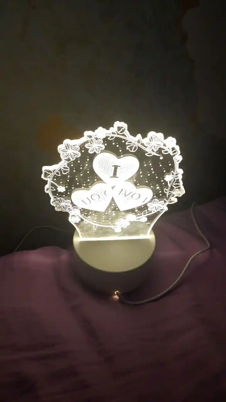 LED 3D tungi chiroq