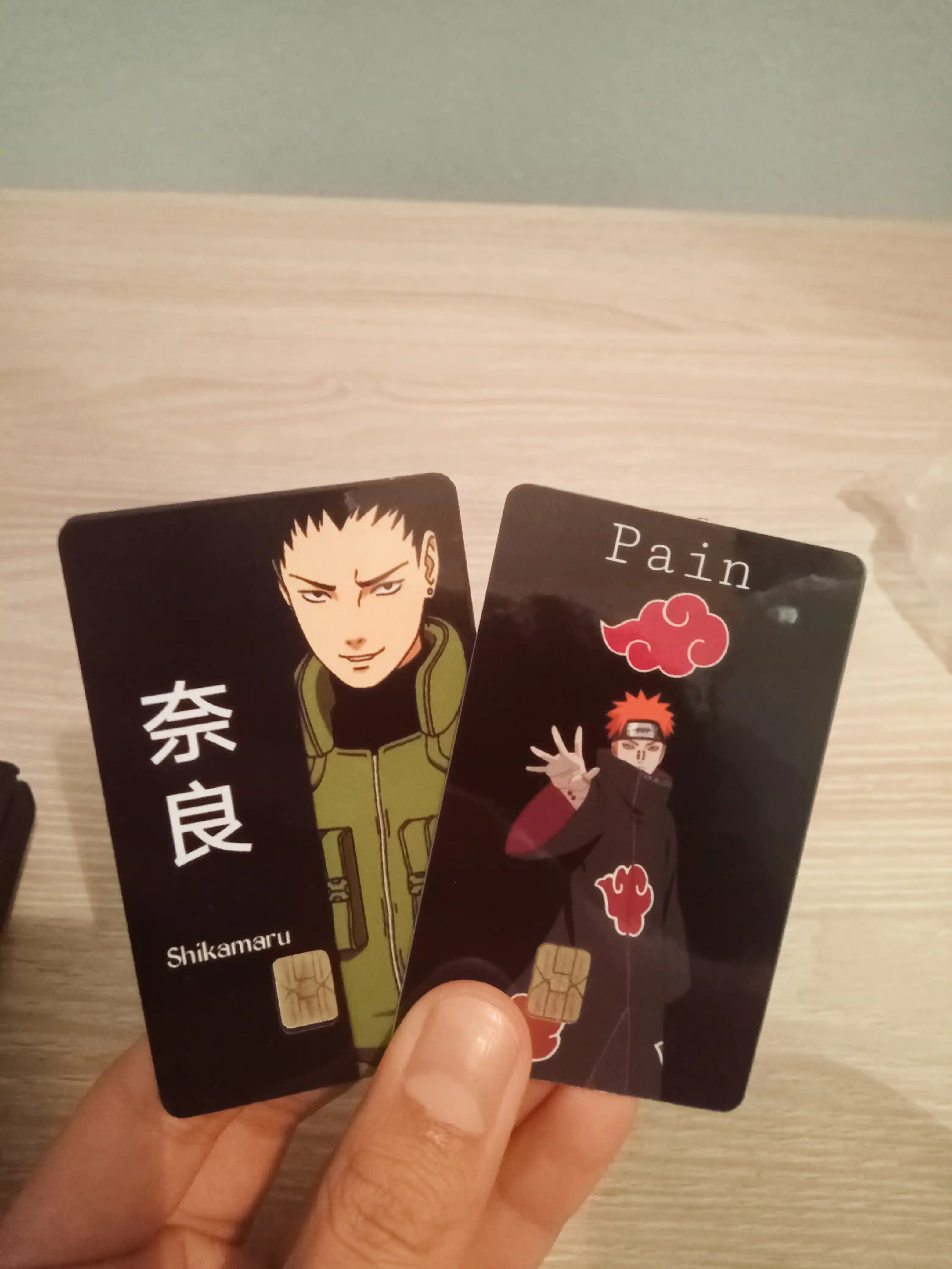 Bank kartasi stikerlari, Naruto, anime