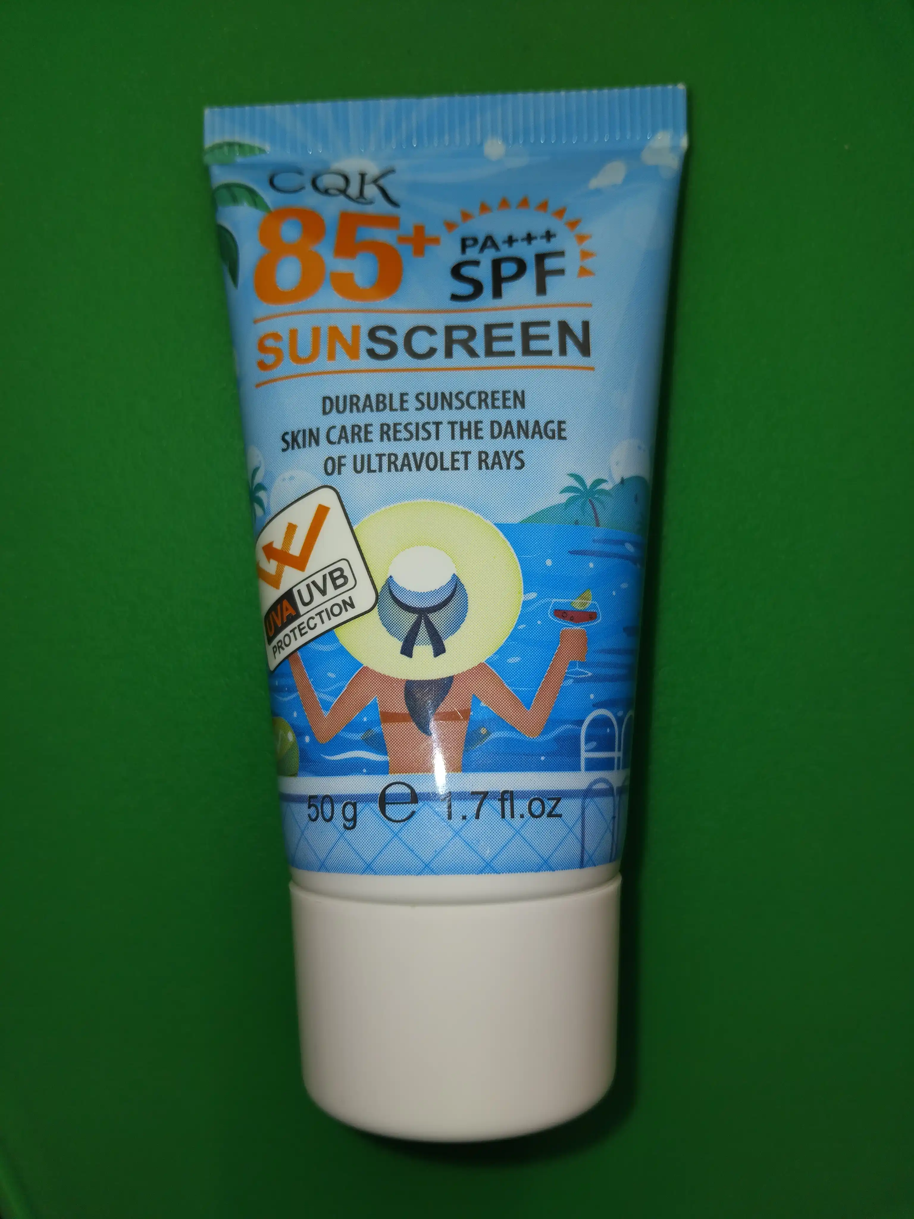 Quyoshdan himoya qiluvchi krem SPF85+, CQK