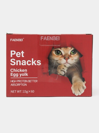 Лакомство для кошек суп Pet Snacks, курица, в коробке 60 шт
