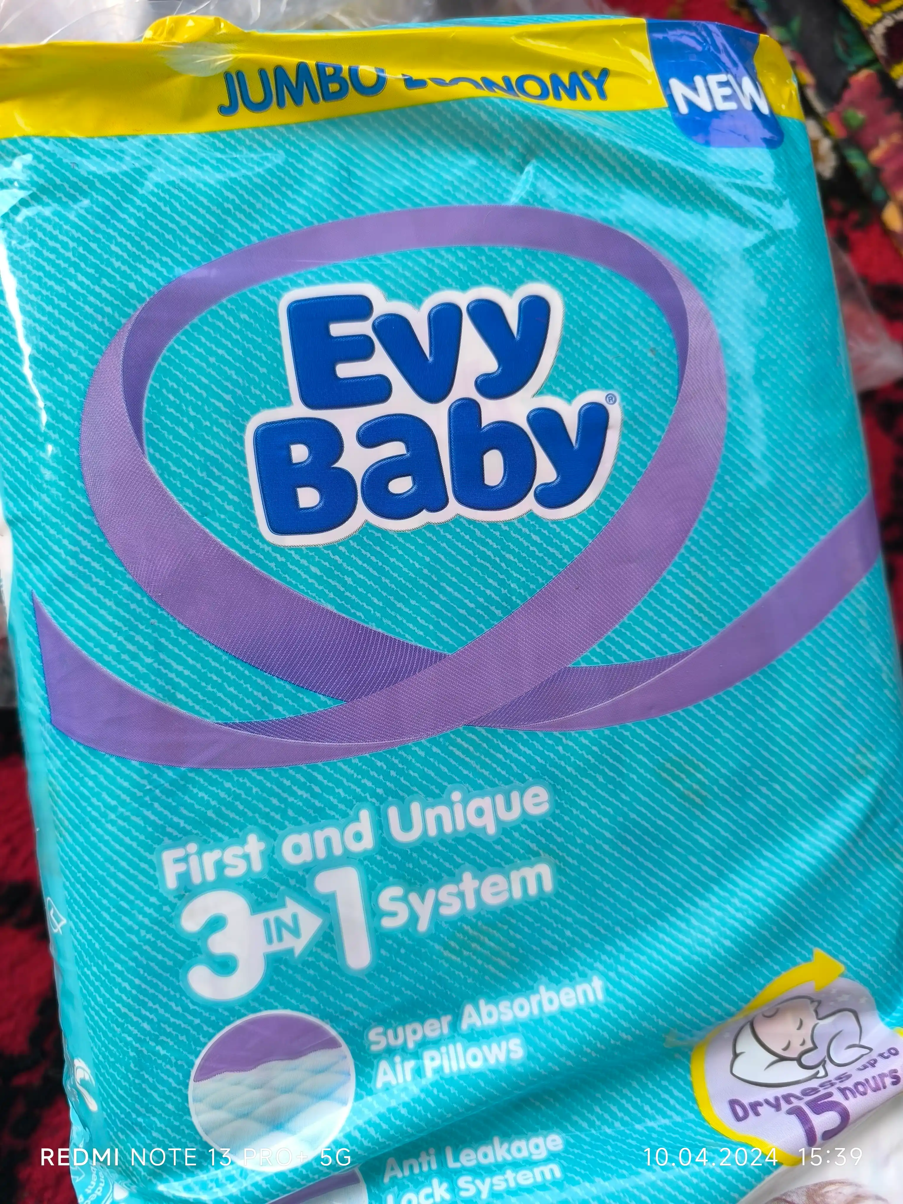 Детские подгузники Evy Baby Junior Jumbo, 46 * 5