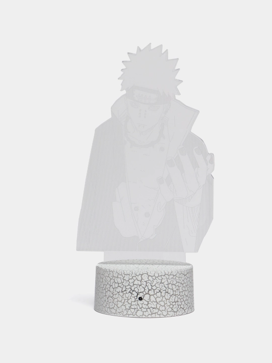 Аниме Наруто, 3D светильник ночник с пультом Naruto, LED RGB подсветкой и USB, подарок