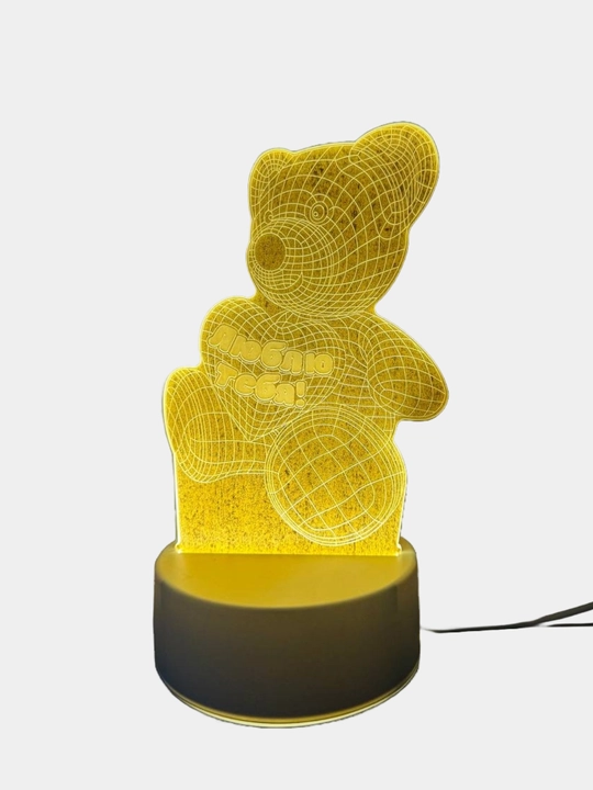 Svitilnik, 3D chiroq, tungi chiroq, sovg alar qizlar uchun
