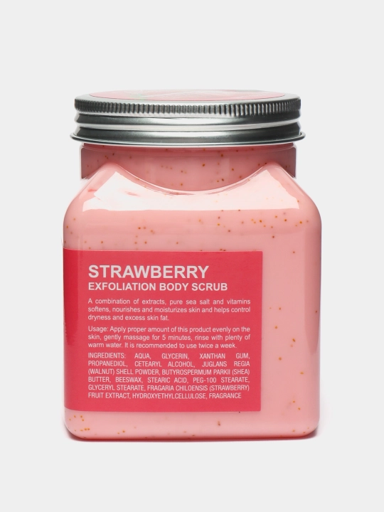 Скраб для тела и лица очищающий пилинг Wokali Sherbet Body Scrub, 500 мл