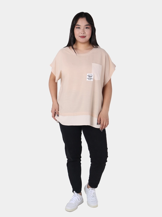 Ayollar futbolkasi, paxta, universal o'lcham XXL-XXXL
