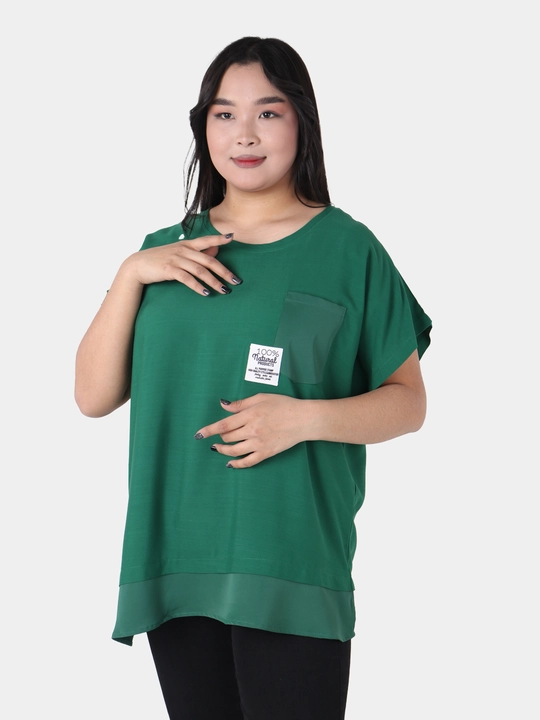 Ayollar futbolkasi, paxta, universal o'lcham XXL-XXXL