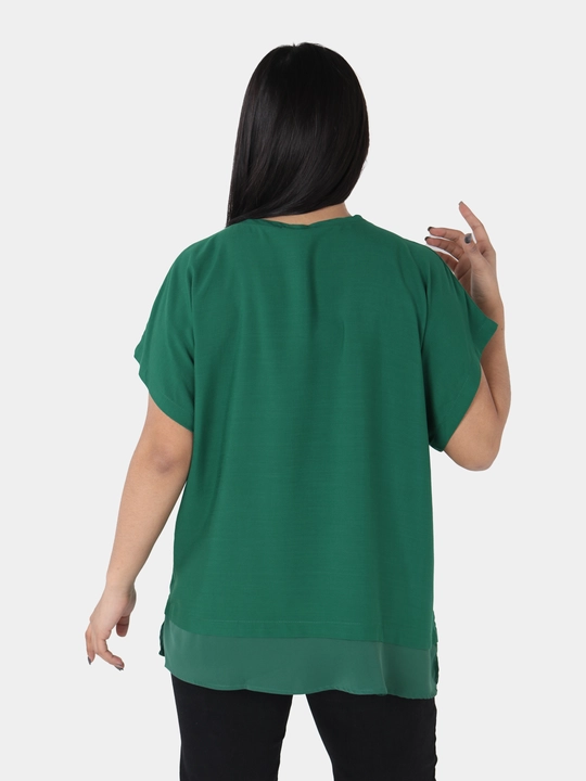 Ayollar futbolkasi, paxta, universal o'lcham XXL-XXXL