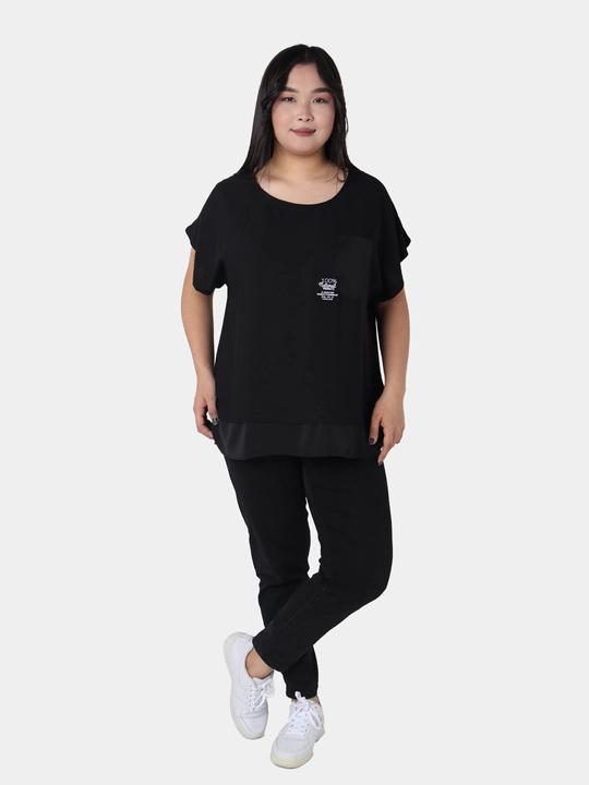 Ayollar futbolkasi, paxta, universal o'lcham XXL-XXXL