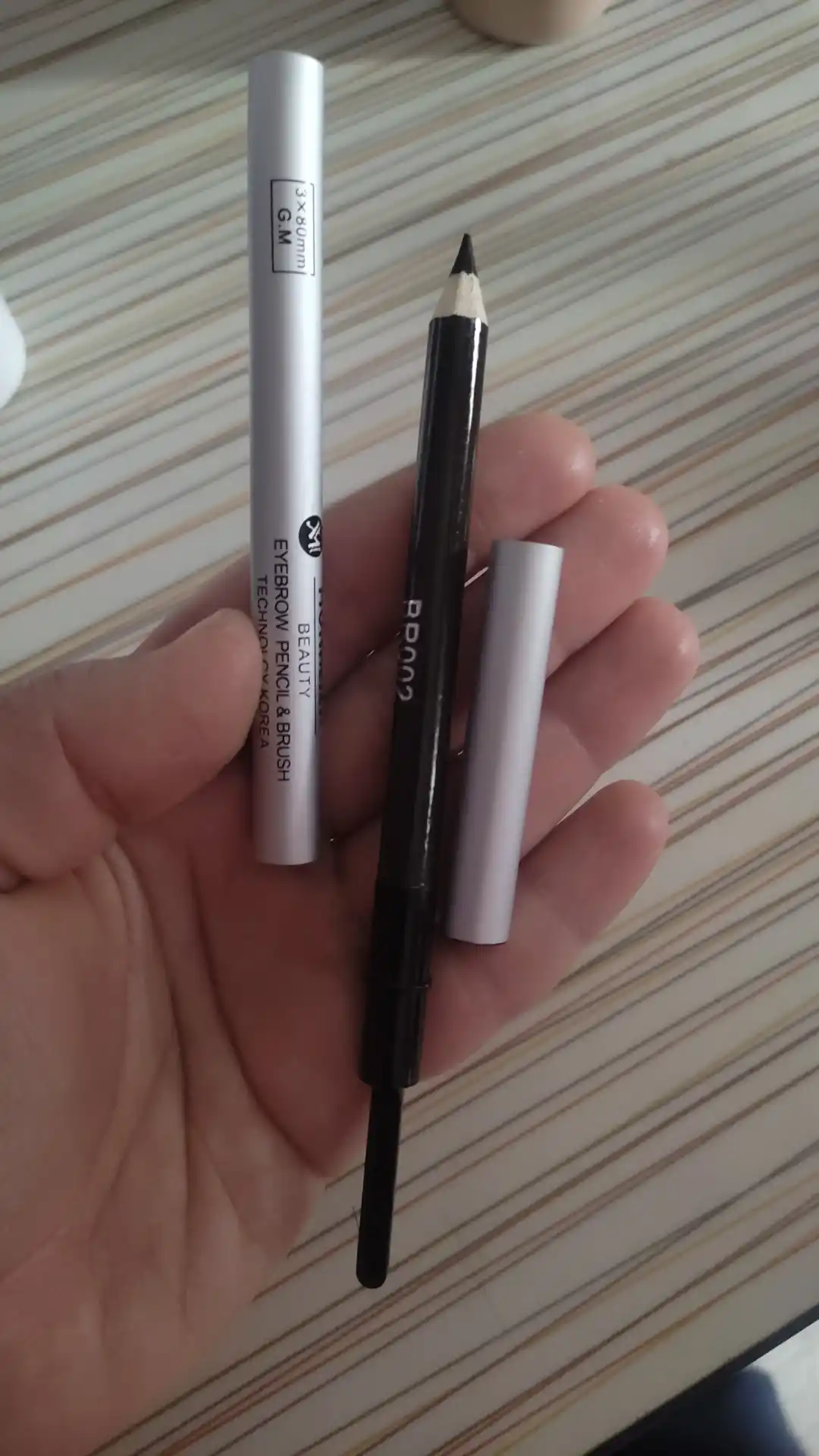 Карандаш для бровей Monalize Waterproof, водостойкий