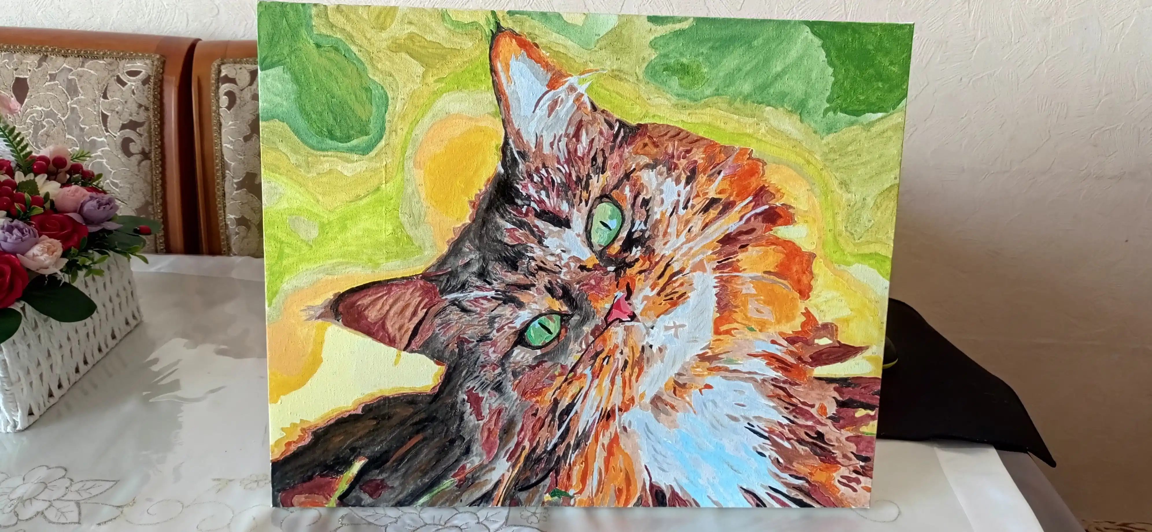 Картина рисование по номерам ARTERY Котики, 40 * 50 см, раскраска на холсте