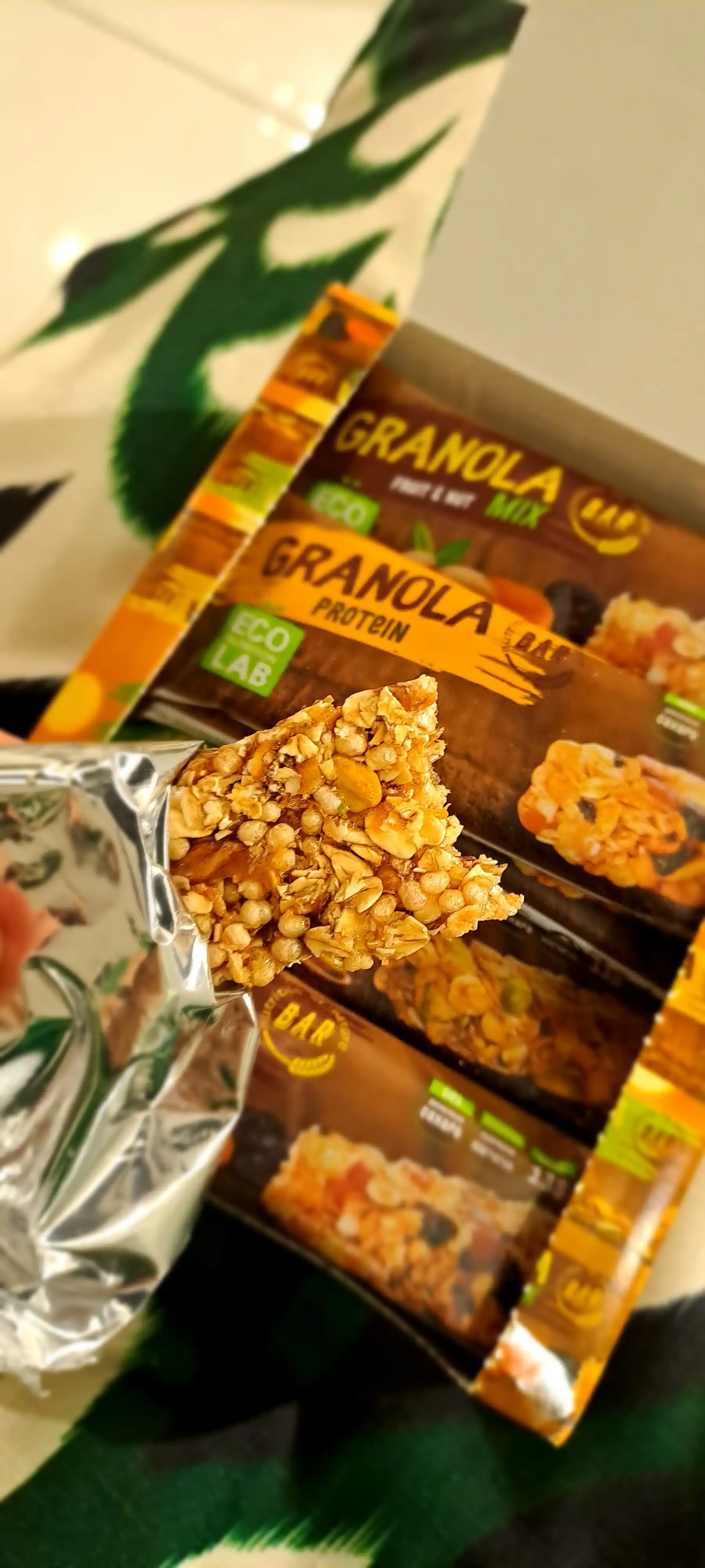 Батончики мюсли Granola ассорти Eco Nutrition Lab, 12 шт