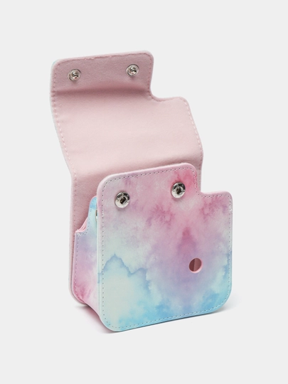 Tasma bilan charm g'ilof, keys Instax mini 12, mini 11, mini 7+/SE uchun