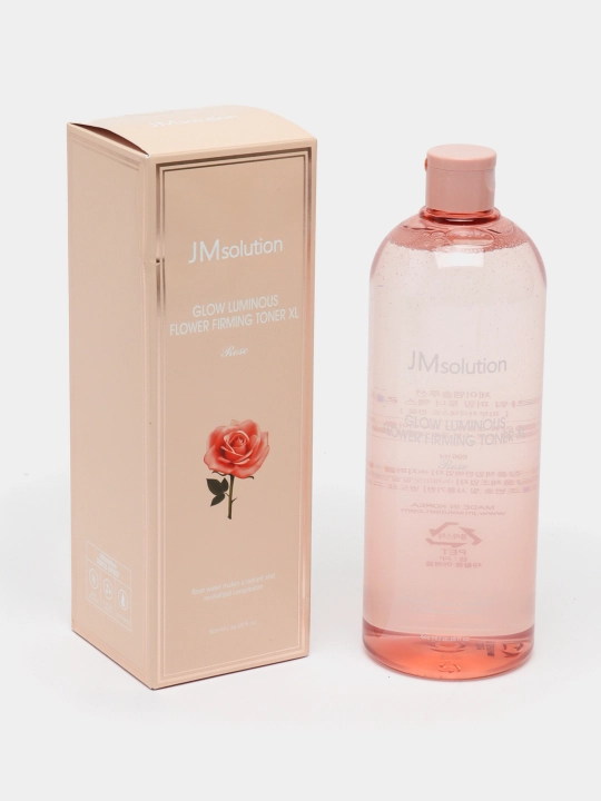Тонер с экстрактом розы JMsolution Glow Luminous Flower Firming Toner XL Rose - 