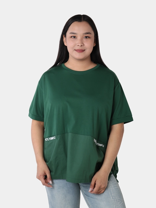 Женская футболка, хлопок, универсальный размер L-XL