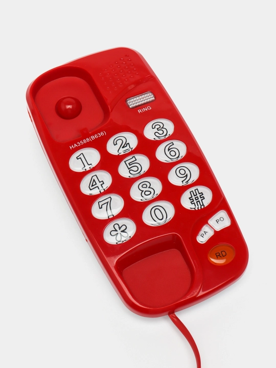 Simli orqali ishlaydigan telfon, uy telefoni Leboss B-636