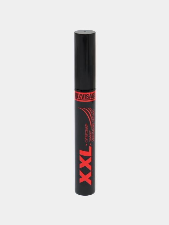 Тушь для ресниц Luxvisage XXL суперобъем, эффект накладных ресниц, черная, 9 г - 