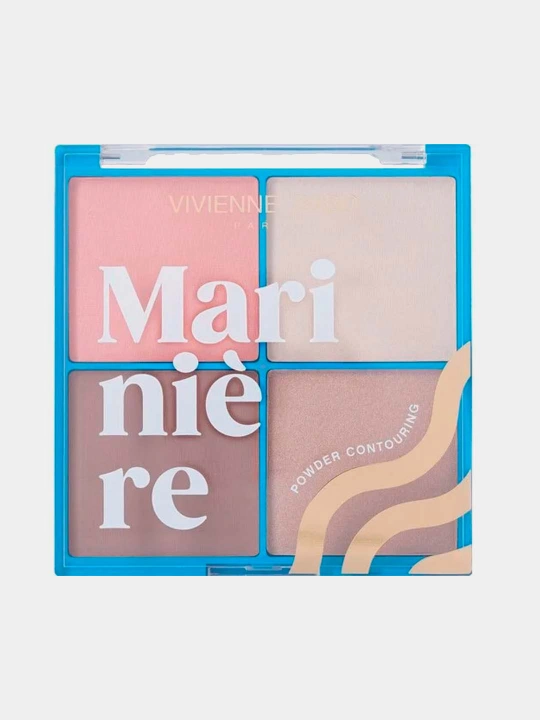 Палетка для скульптурирования лица Vivienne Sabo Mariniere, тон 01, 17.2 г - 