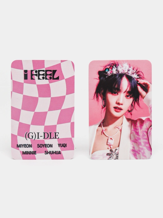 Коллекционные LOMO карточки K-POP G I-DLE, 92 шт, 60 карточек "GIDLE" и 32 стикера