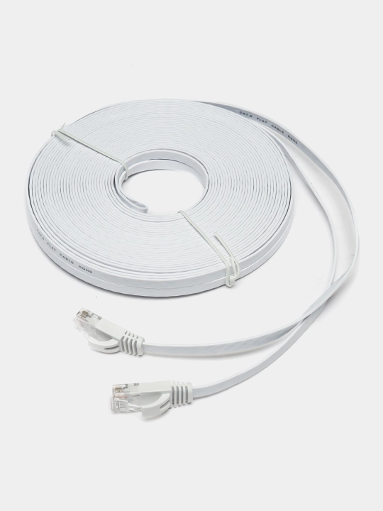Lan кабель, Ethernet-кабель Cat6 RJ45, LAN, UTP CAT 6, сеть, интернет кабель, плоский - 