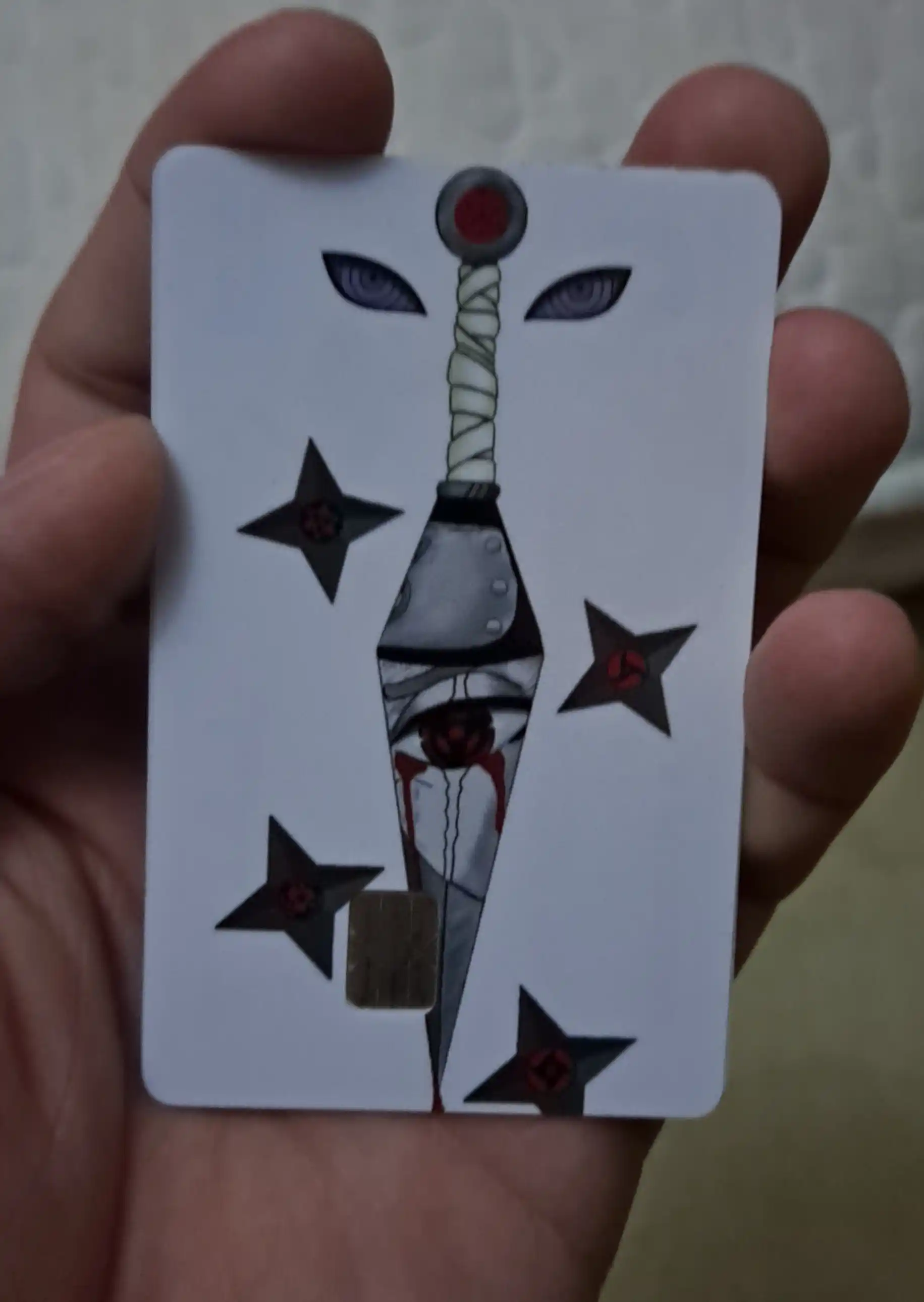 Bank kartasi stikerlari, Naruto, anime