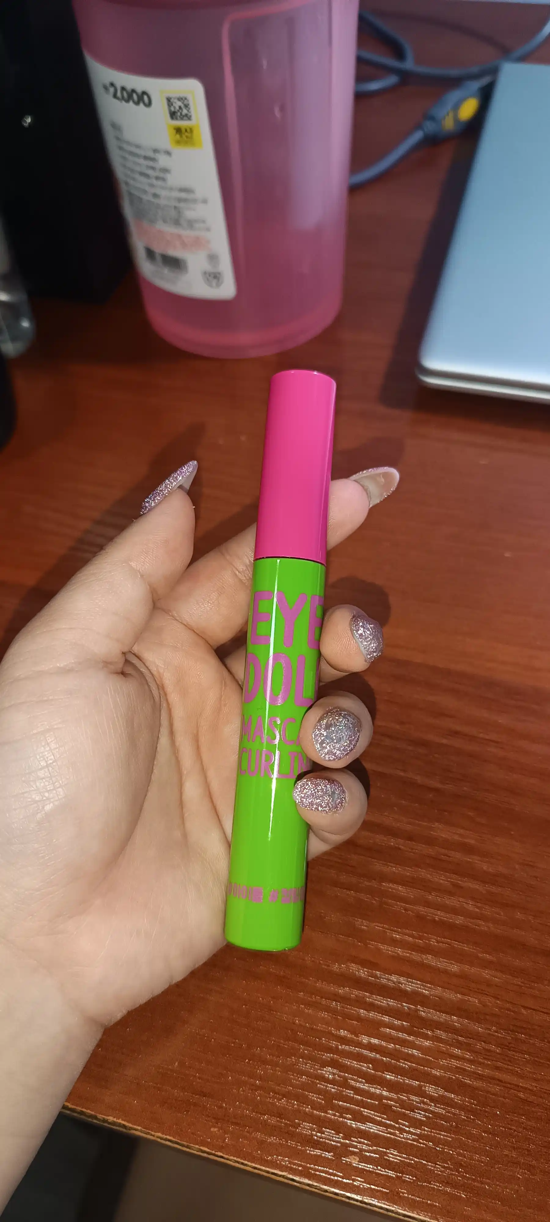 Тушь для ресниц Eye-Doll Mascara Curling, удлиняющая, водостойкая, корейский продукт