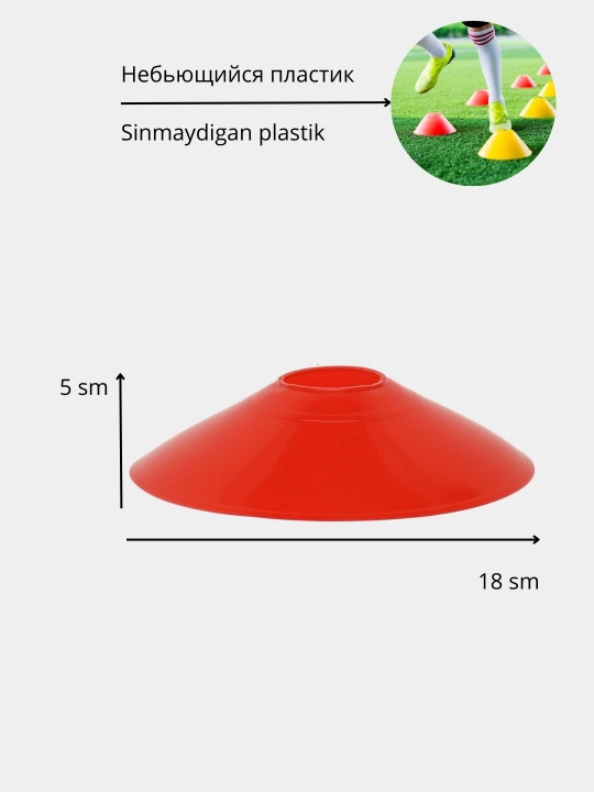 Futbol uchun fishka, likopcha - 