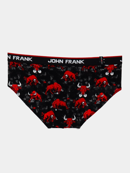 Erkaklar uchun bokser trusiklar John Frank, Turkiya, o'lchami S-XXL, JFBD332-BULLS