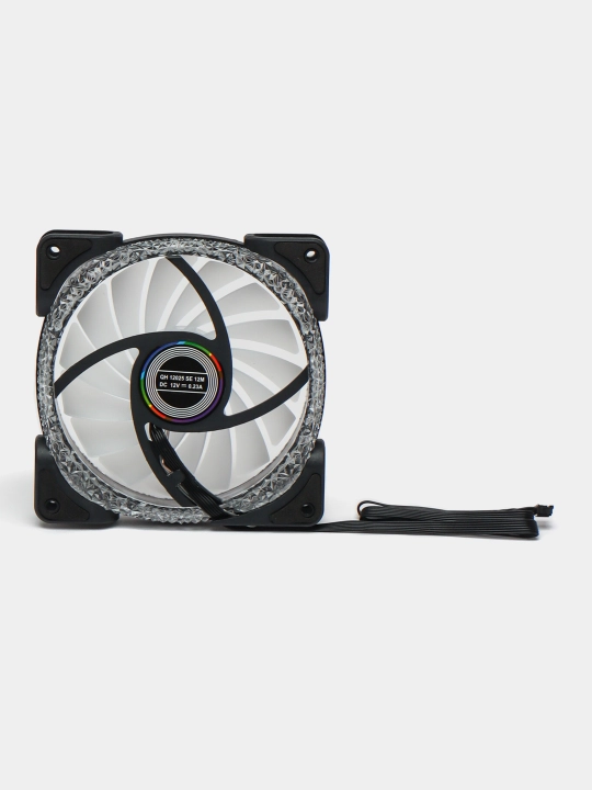 120 mm LED ventilyator, noyob sehrli olmosli ramka - 