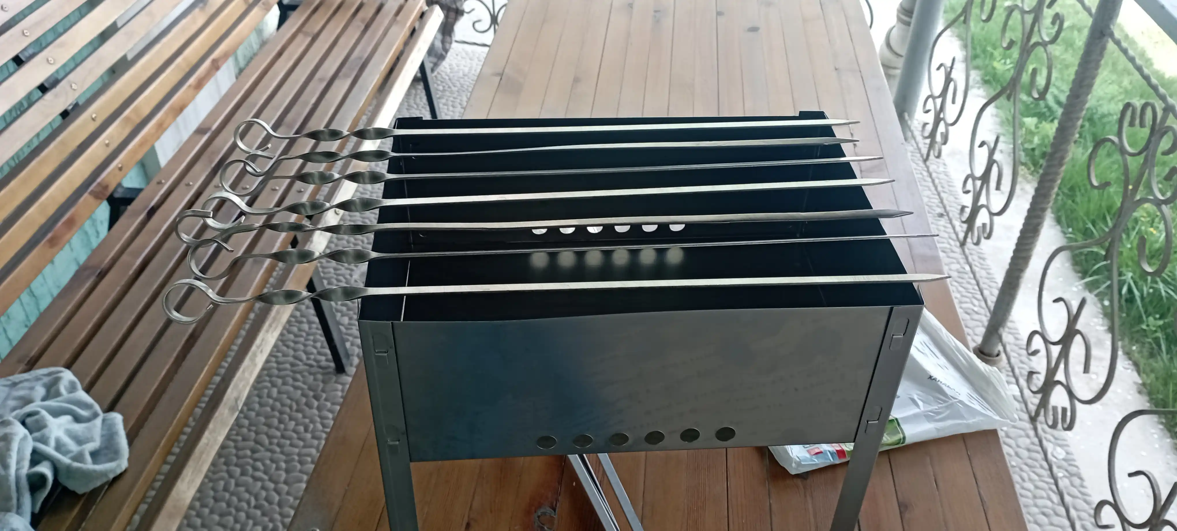 Мангал PALISAD облегченный, 350 х 250 х 350 мм, 69546
