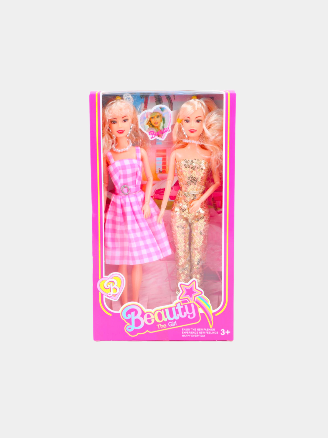 Кукла Barbie, набор 2в1, игрушки для девочек, подарок, для подарка, день  рождения, Барби купить по низким ценам в интернет-магазине Uzum (1006712)