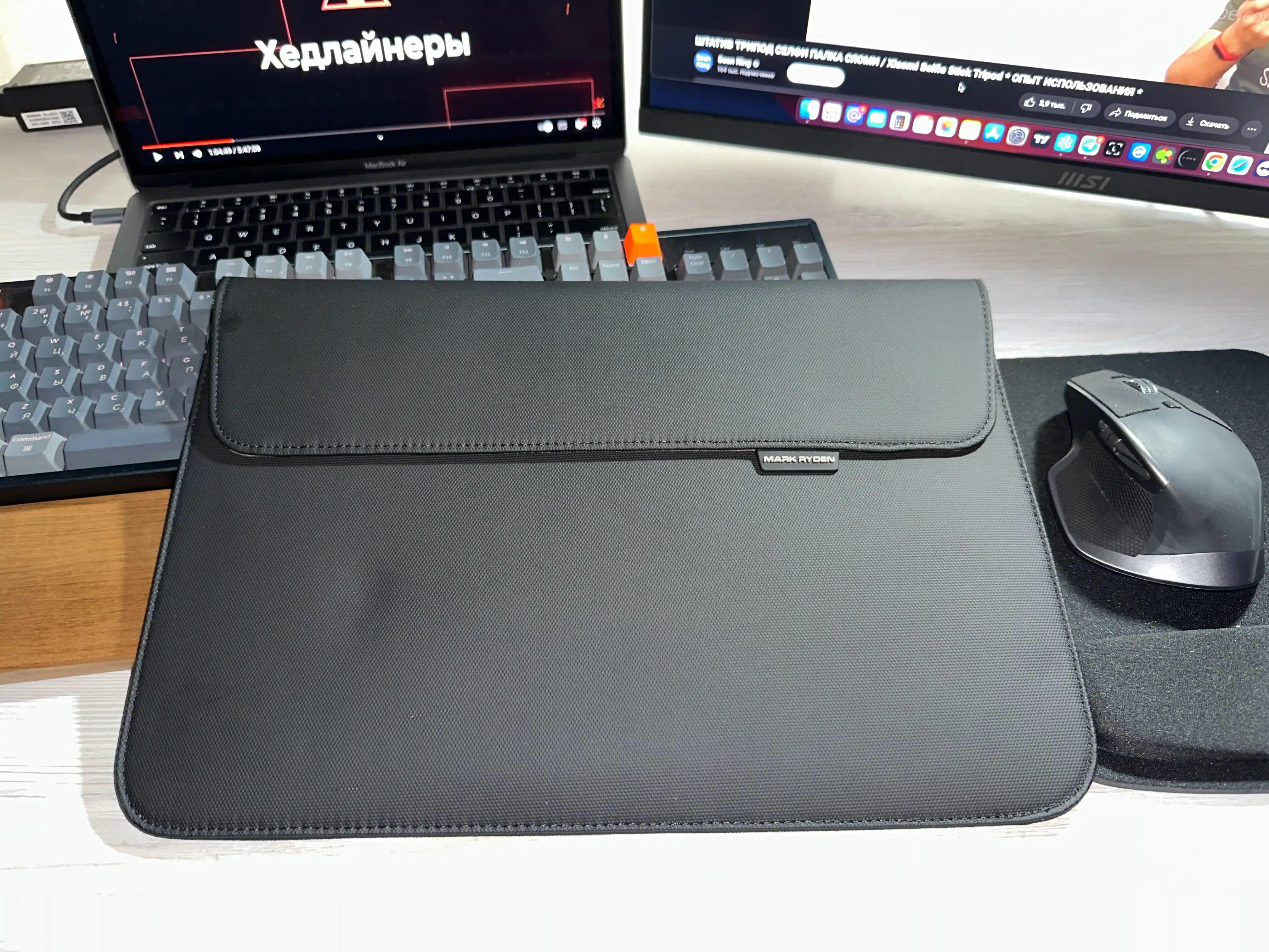 Чехол для ноутбука и Macbook 13.3", 13.6" Mark Ryden MR67X, cумка для ноутбука