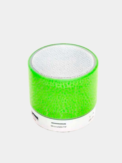 Mini-dinamik, "Bluetooth LED podsvetka" portativ, simsiz kolonkala - 